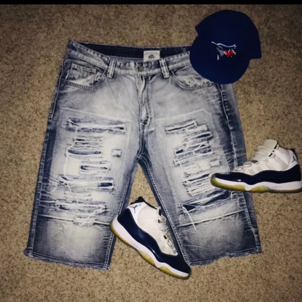 Smoke Rise Original Vintage Denim Shorts, Size 40